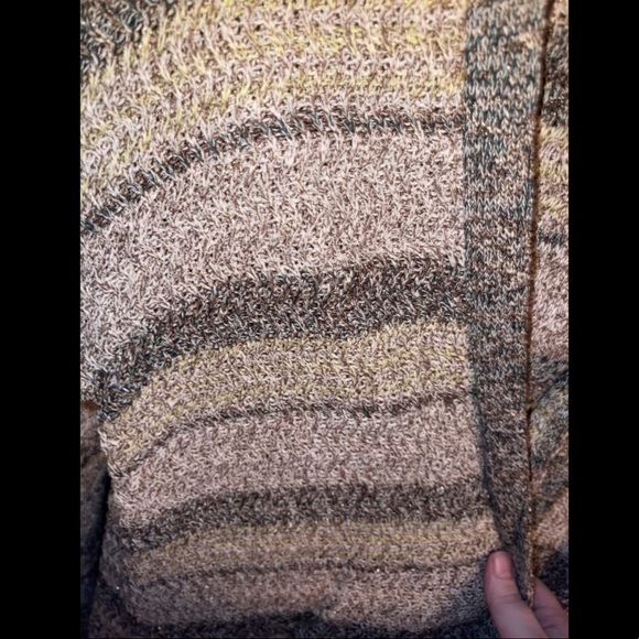 L.B. Long open-front knit cardigan, size 14/16 - Picture 4 of 8